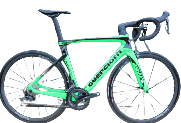 Vélo GUERCIOTTI EUREKA AIR carbone 12V Black/green