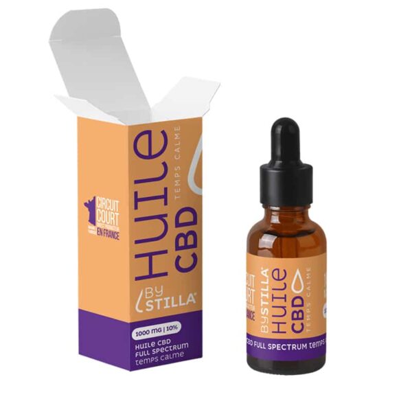 Huile CBD Temps Calme 10% à 40% Full spectrum