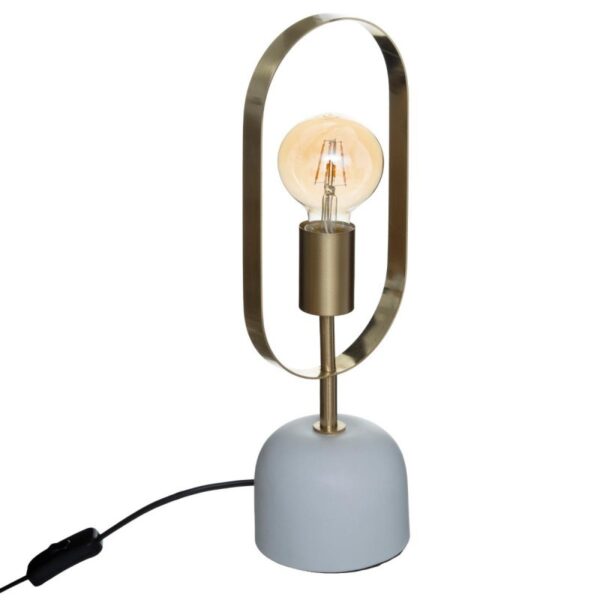 Lampe en métal doré H44
