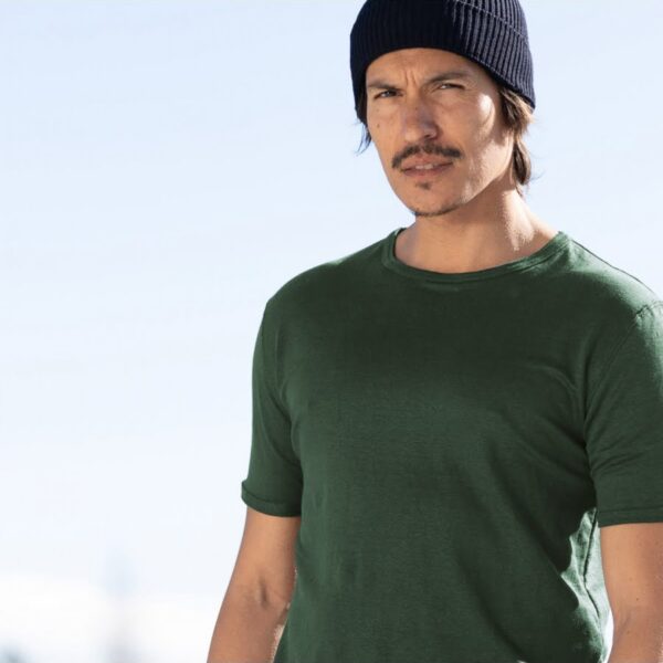 Le t-shirt en lin français – Vert Olive