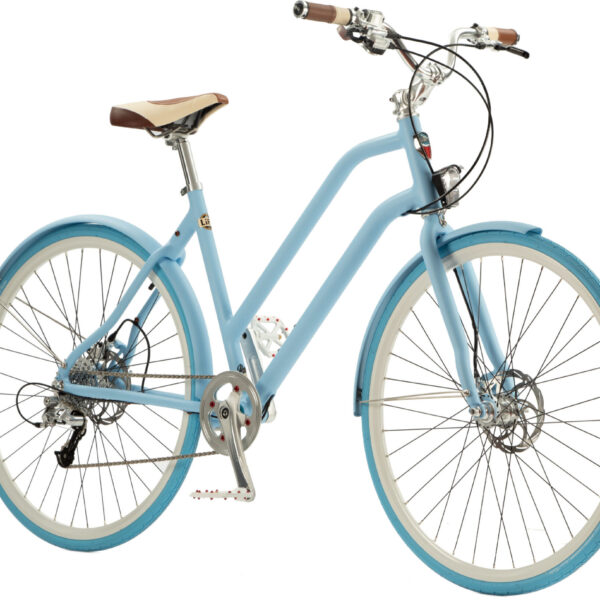 Vélo urbain Life Confort bleu clair