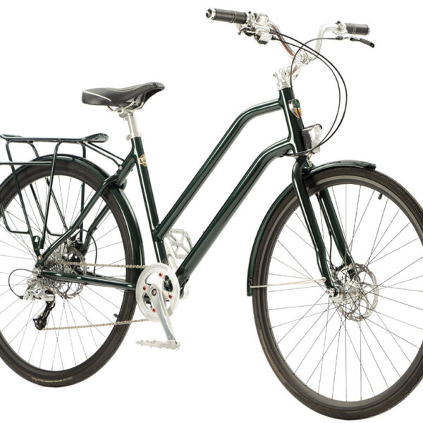 Vélo urbain Life Confort vert foncé
