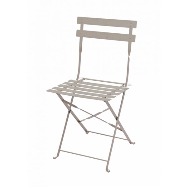 Chaise de jardin pliante taupe