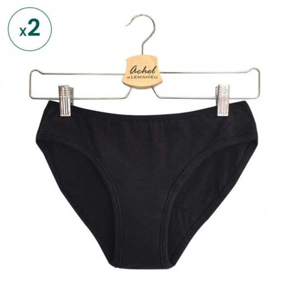 Lot De 2 Culottes Menstruelles – Noir
