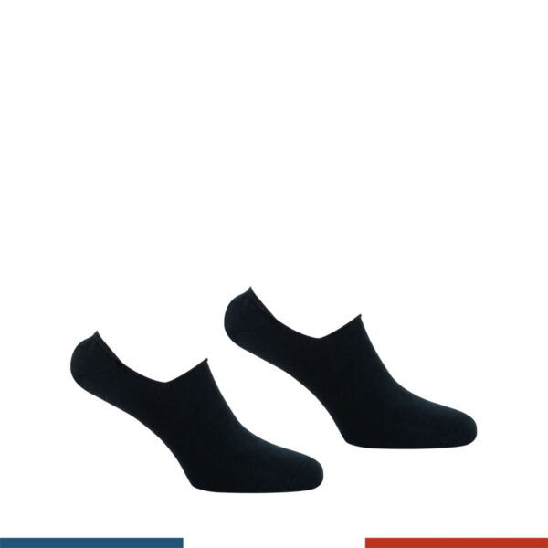Lot de 2 protège-pieds Coton Peigné homme