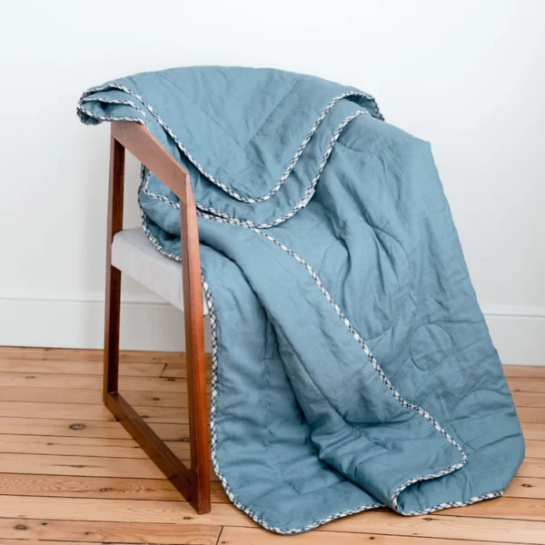 Ouessant – Plaid naturel en laine française