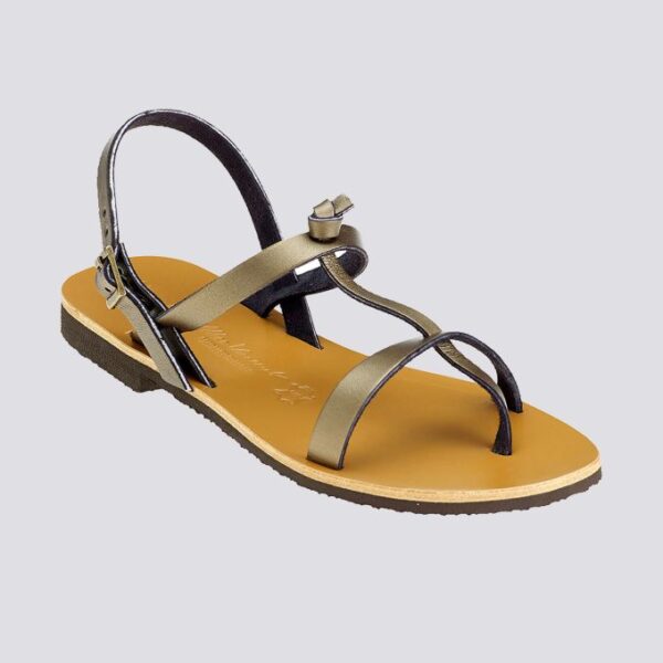 Sandales double bride bandol cuir tannage vegetal mordore femme
