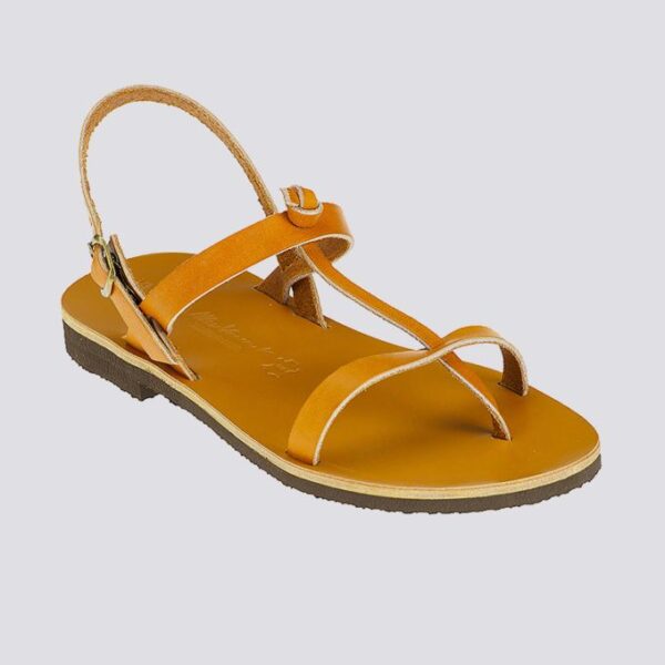 Sandales double bride bandol cuir tannage vegetal naturel homme