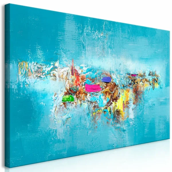 Toile imprimée paradis 60 x 80 cm