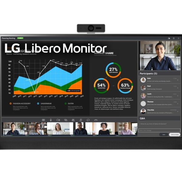 LG 27BQ70QC-S – Libero Series – écran LED – QHD – 27″ – HDR
