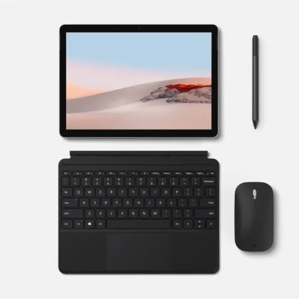 Microsoft Surface Go Type Cover – clavier – avec trackpad, accéléromètre – Français – rouge coquelicot