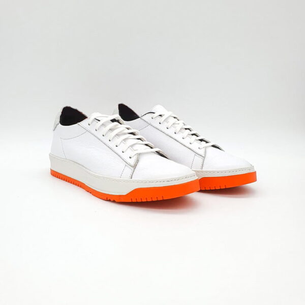 Sneakers Derby cuir blanc