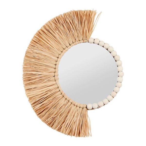 Miroir en raphia D42