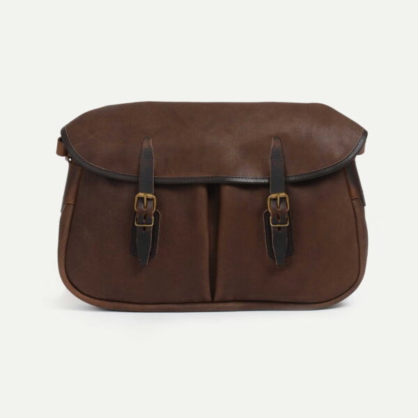 Musette du Pêcheur M – Café / Cuir Waxé