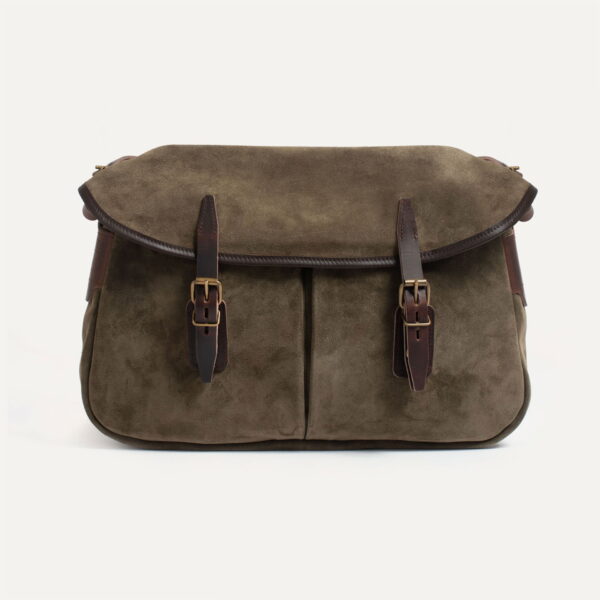 Musette du Pêcheur M  / Cuir Velours – Musk