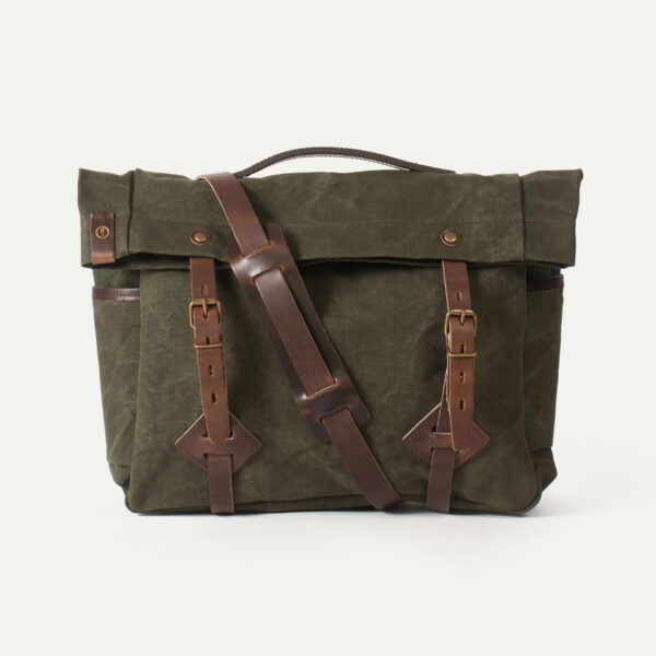Musette Gaston – Kaki foncé stonewashed