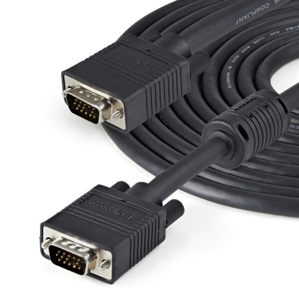 StarTech.com Câble VGA coaxial de 1m HD15 pour écran haute résolution M/M – câble VGA – 1 m