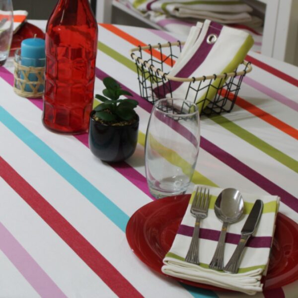 Nappe de table blanche MONTSEGUR