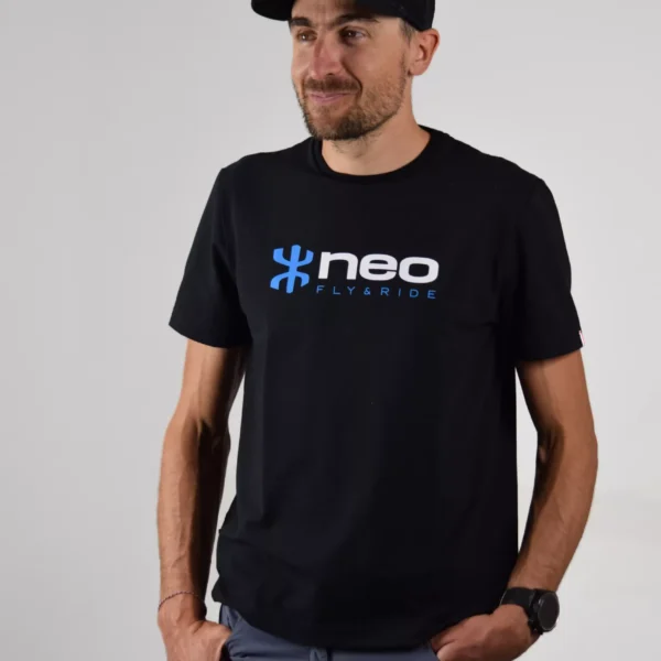 T-shirt NEO new logo noir – Homme (Taille: XXL)
