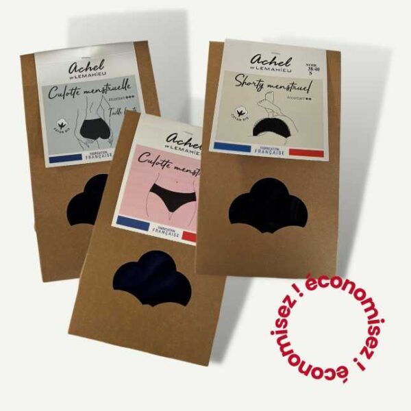 Pack Menstruel Sérénité – Noir
