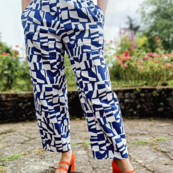 Pantalon femme bleu Paros