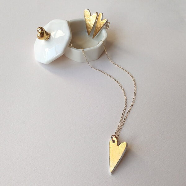 Collier Cœur d’or