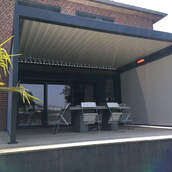 Pergola électrique complètement fermée