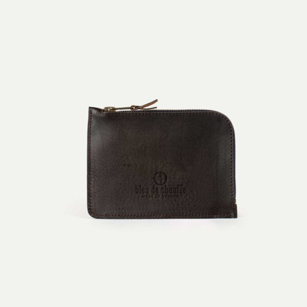Porte monnaie zippé As / M – Marron Brun