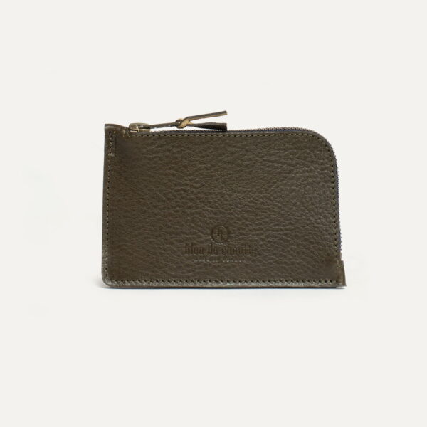 Porte monnaie zippé Pognon / L – Kaki