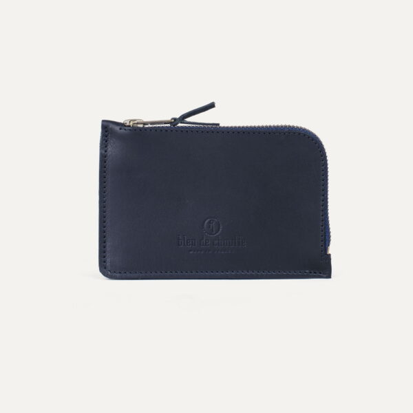 Porte monnaie zippé Pognon  / L – Bleu Marin