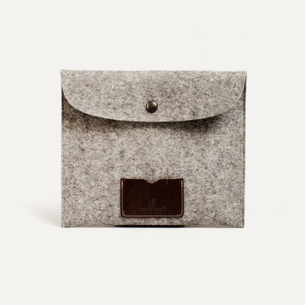 Protection iPad Miky – Feutre Naturel