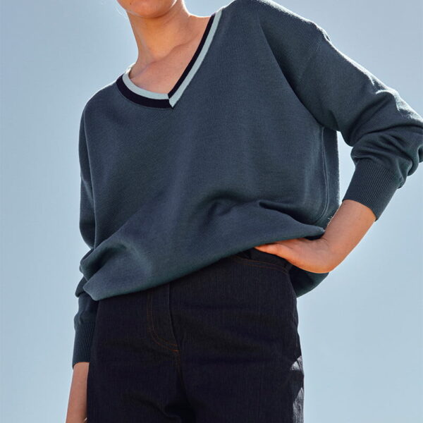Pull Anouk S VERT BLEUTE