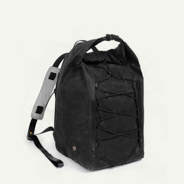 Sac à dos Météore – Noir waxé