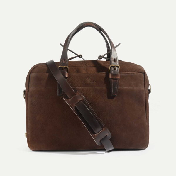 Sac business Folder – Café / Cuir Waxé