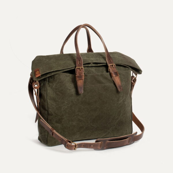 Sac business Remix – Kaki foncé stonewashed