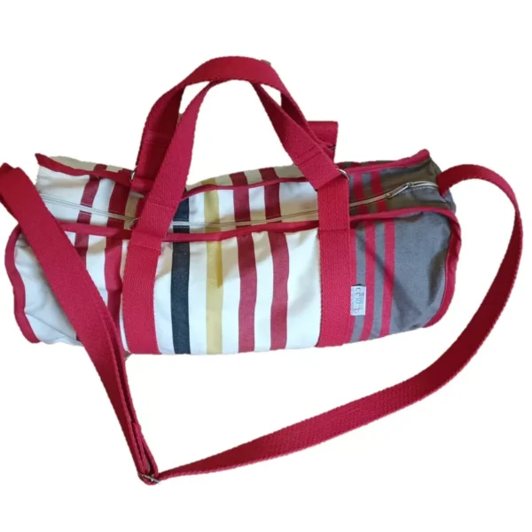 Sac de sport en toile rouge CAMON