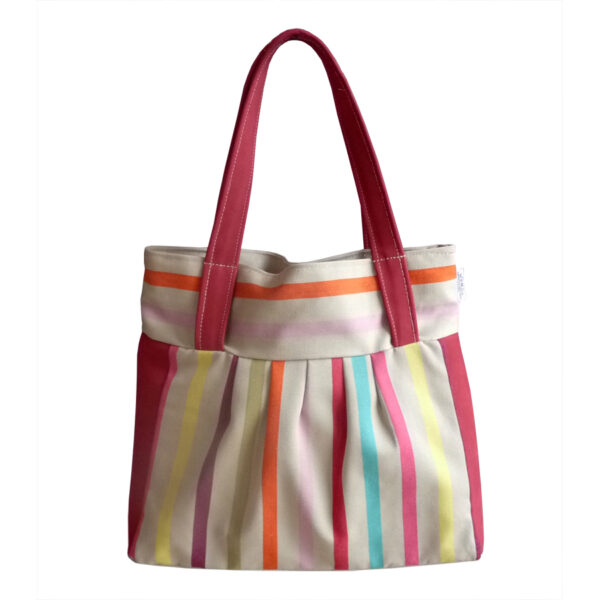 Sac toile et cuir sable TUTTI FRUTTI