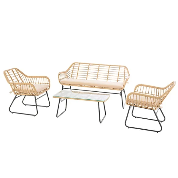 Salon de jardin rotin sesame