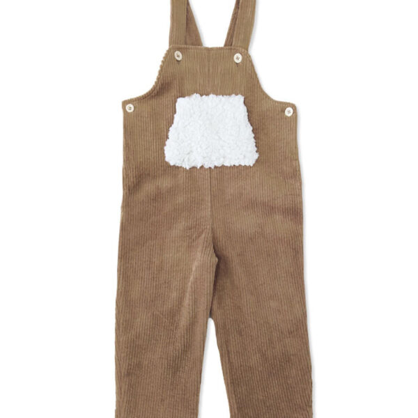 Salopette évolutive bébé et enfant Camel