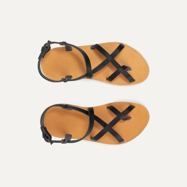Sandales cuir Nara – Noir