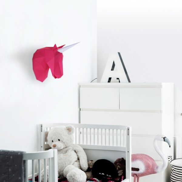 Petite licorne en papier 3d