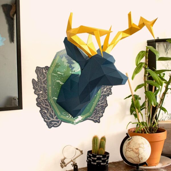 Cerf en papier indigo Collector