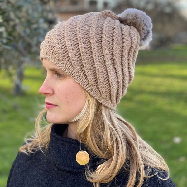 Bonnet Alpaga femme 100% pure laine Baby Alpaga
