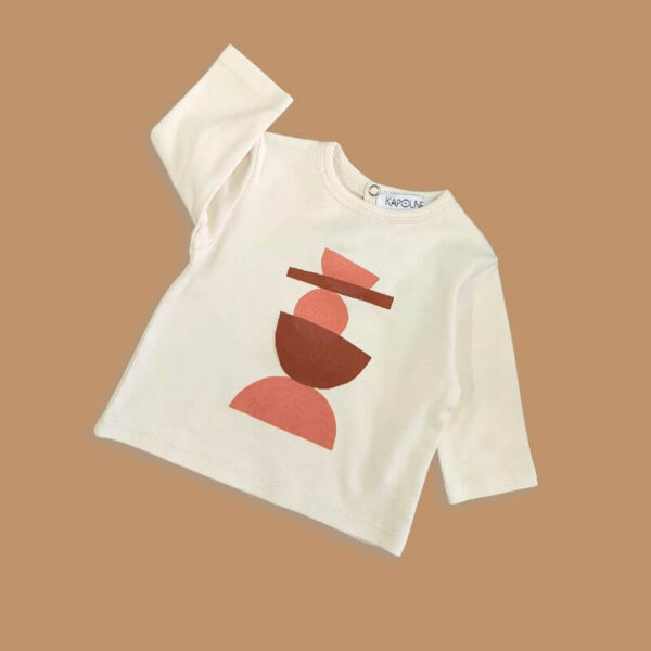 T shirt manches longues bébé totem imparfait – 6mois