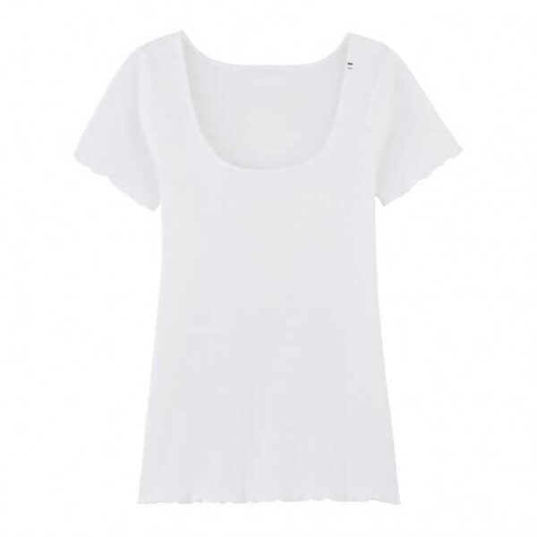T-shirt Coton Bio – La Flâneuse – Blanc