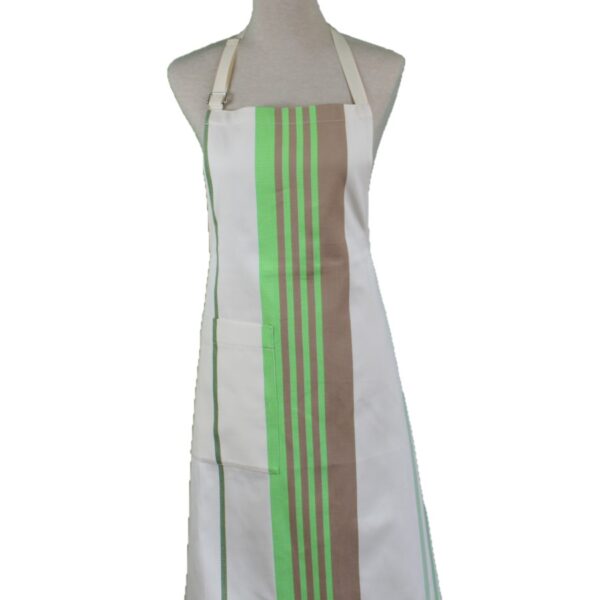 Tablier de cuisine vert pistache CAMON