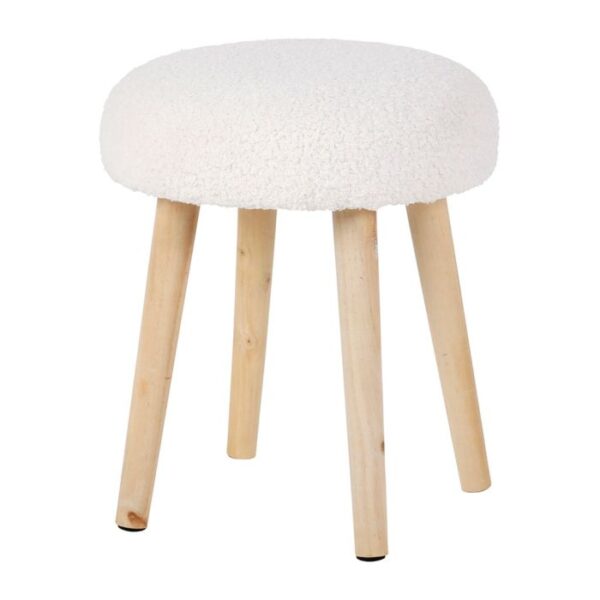 Tabouret en bois bouclette H42