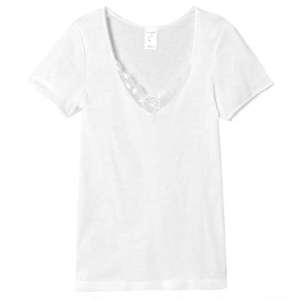 T-shirt Thermique Femme – Blanc