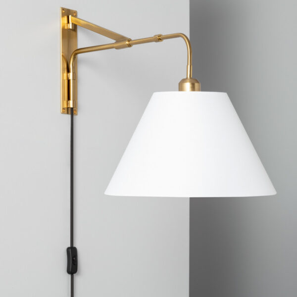 Applique murale pivotable L71 dorée